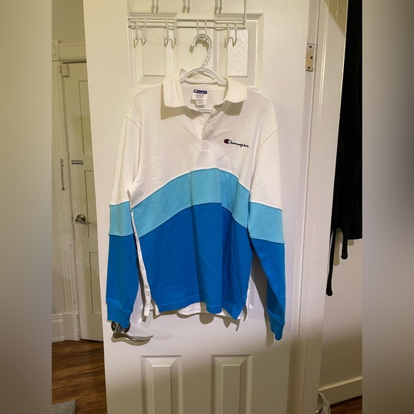 Champion Polo Long Sleeve Shirt / Sweater - Picture 1 of 6